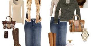 28 Looks com saia Jeans – Moda Evangélica Inverno