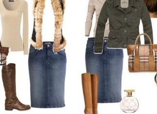 28 Looks com saia Jeans – Moda Evangélica Inverno