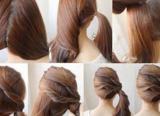 Penteado rabo de cavalo glamouroso