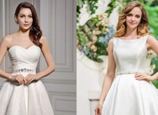 61 Vestidos de Noiva Curto para Dia e Noite